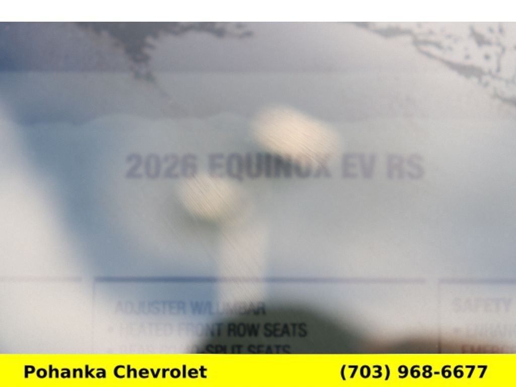 New 2026 Chevrolet Equinox EV RS FWD image 29