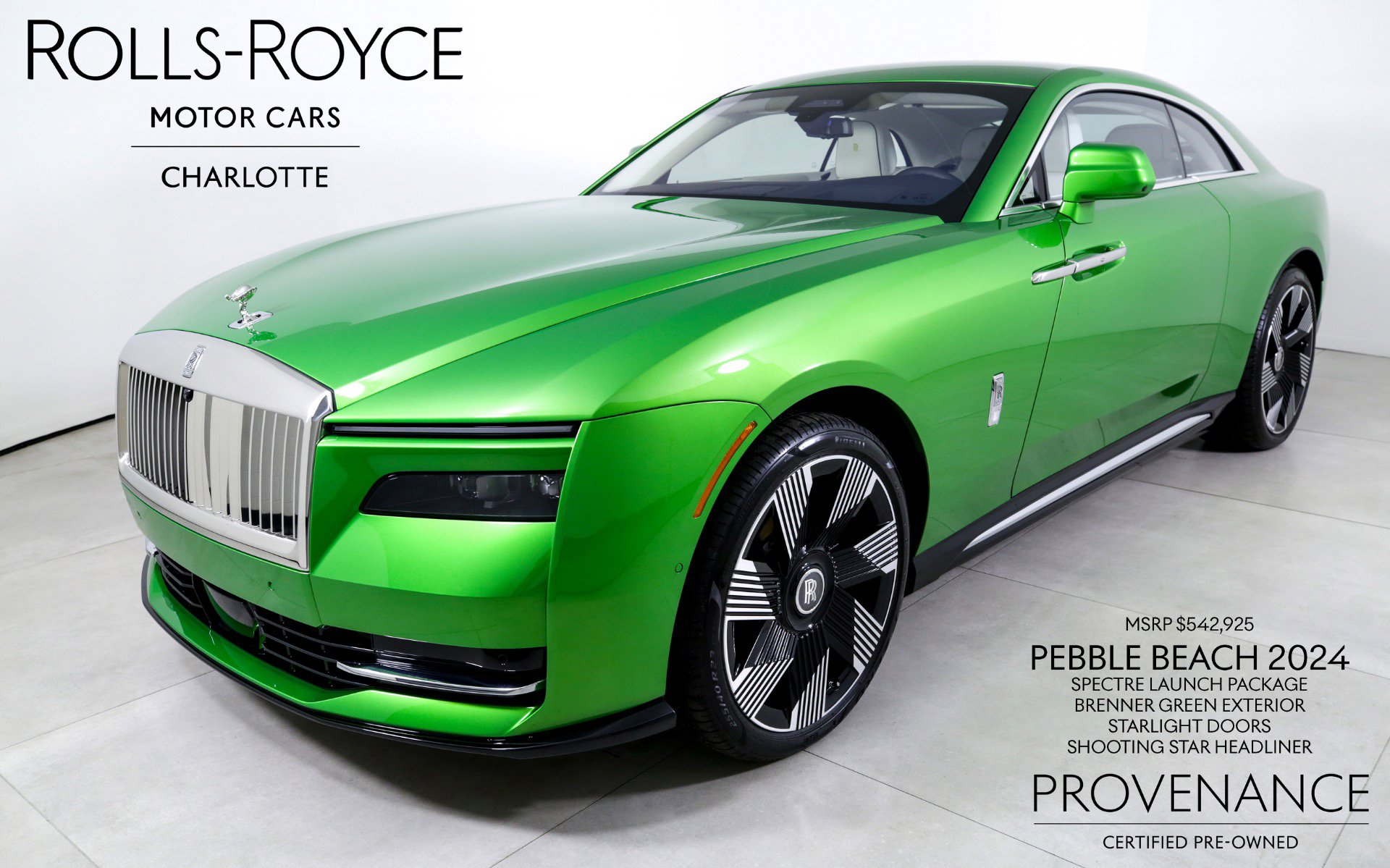 Certified 2024 Rolls-Royce Spectre w/ Spectre Launch Package