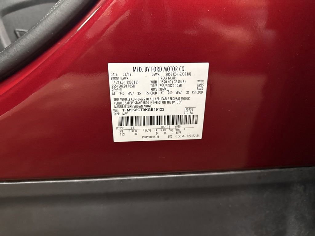 Used 2019 Ford Explorer Sport w/ Equipment Group 401A image 61