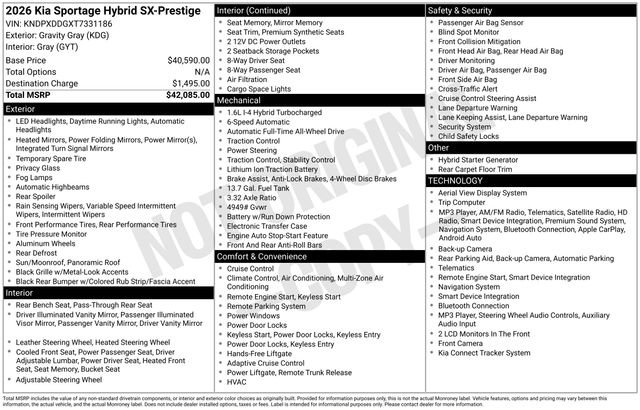 Certified 2026 Kia Sportage SX Prestige AWD/4WD image 10