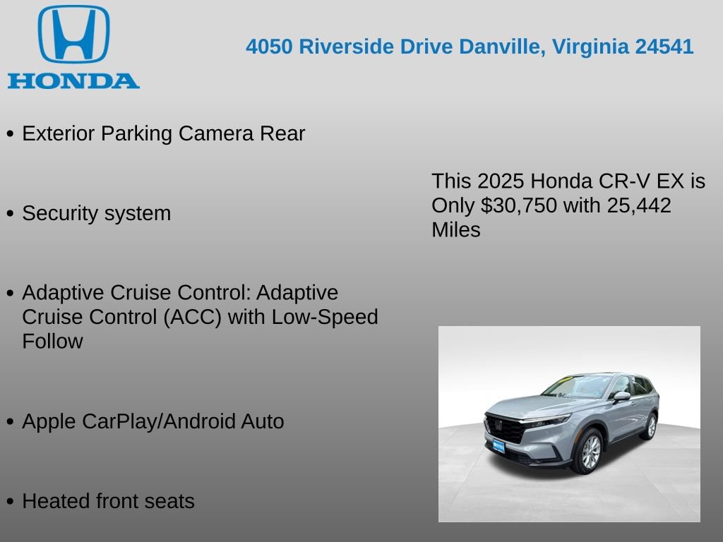 Used 2025 Honda CR-V EX image 22