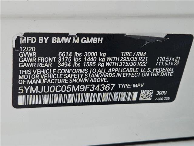 Used 2021 BMW X5 M w/ Competition Package AWD/4WD image 15