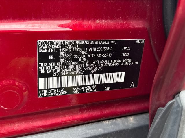 Used 2019 Toyota RAV4 Adventure w/ All Weather Liner Package AWD/4WD image 23
