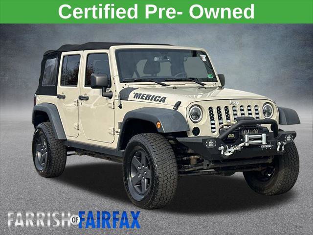 Certified 2017 Jeep Wrangler Unlimited Sport w/ Quick Order Package 24S