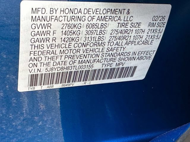 New 2026 Acura MDX Type S AWD/4WD image 16