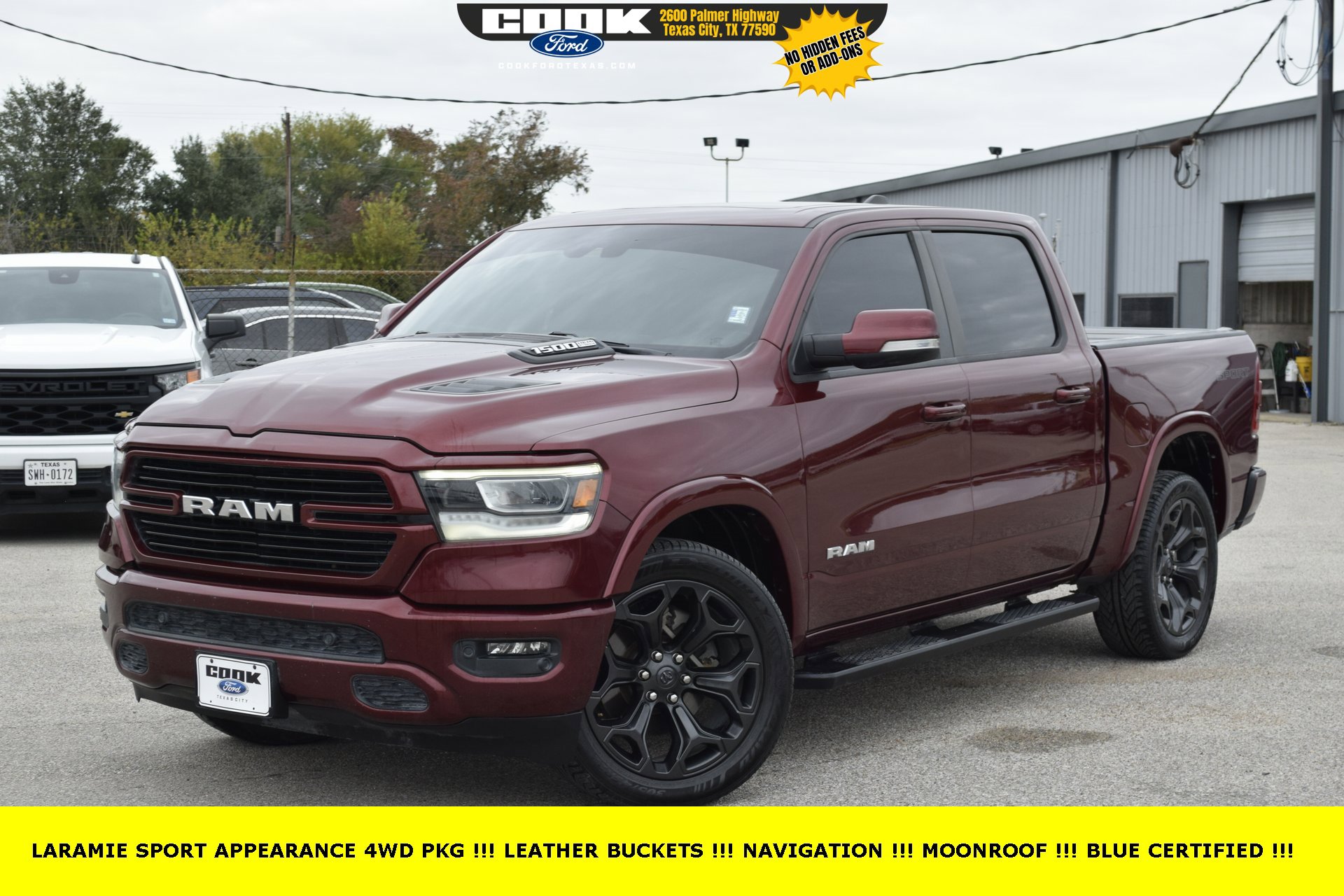 Used 2021 RAM 1500 Laramie w/ Sport Appearance Package