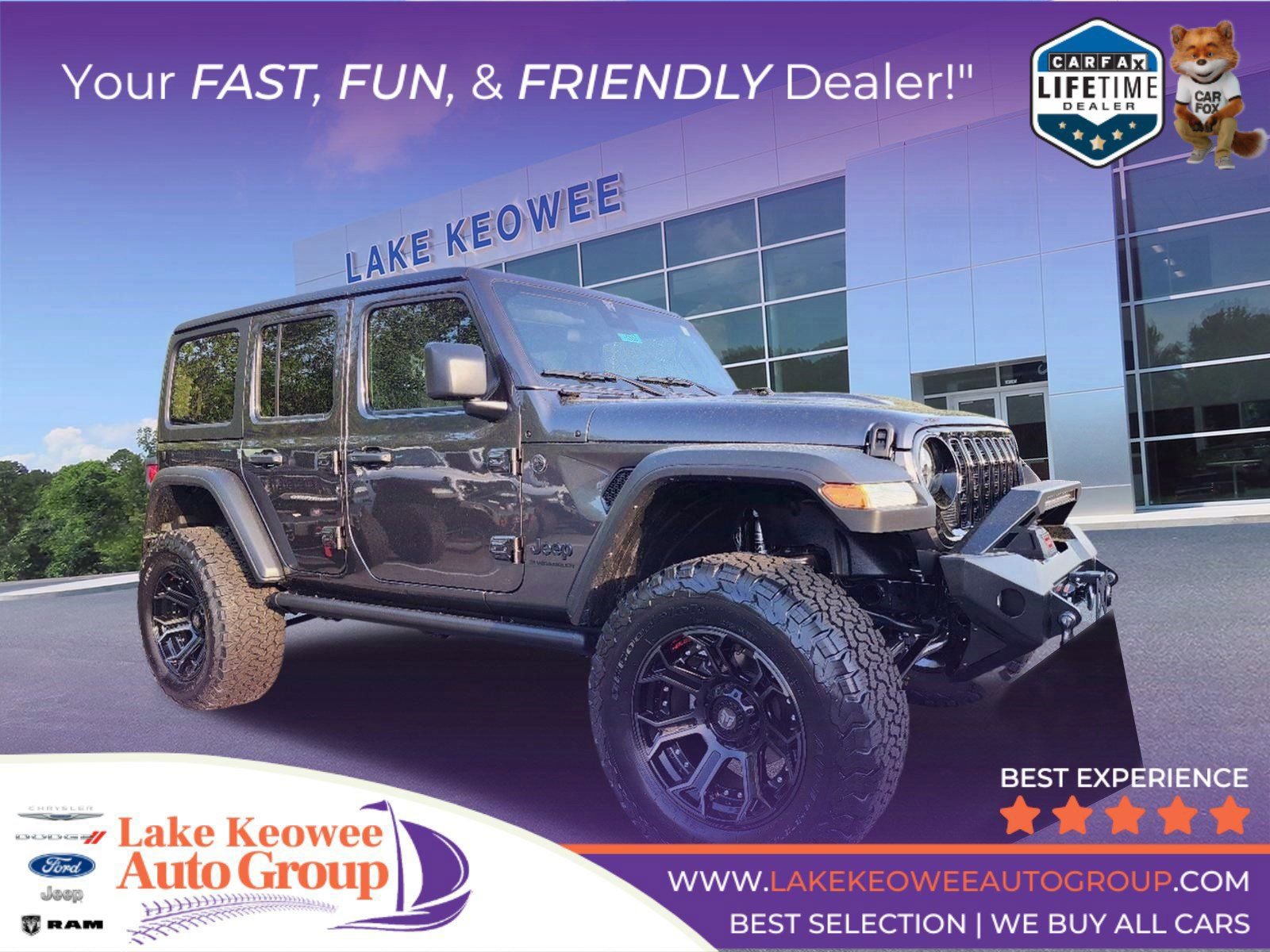 Used 2024 Jeep Wrangler Unlimited Sport image 1