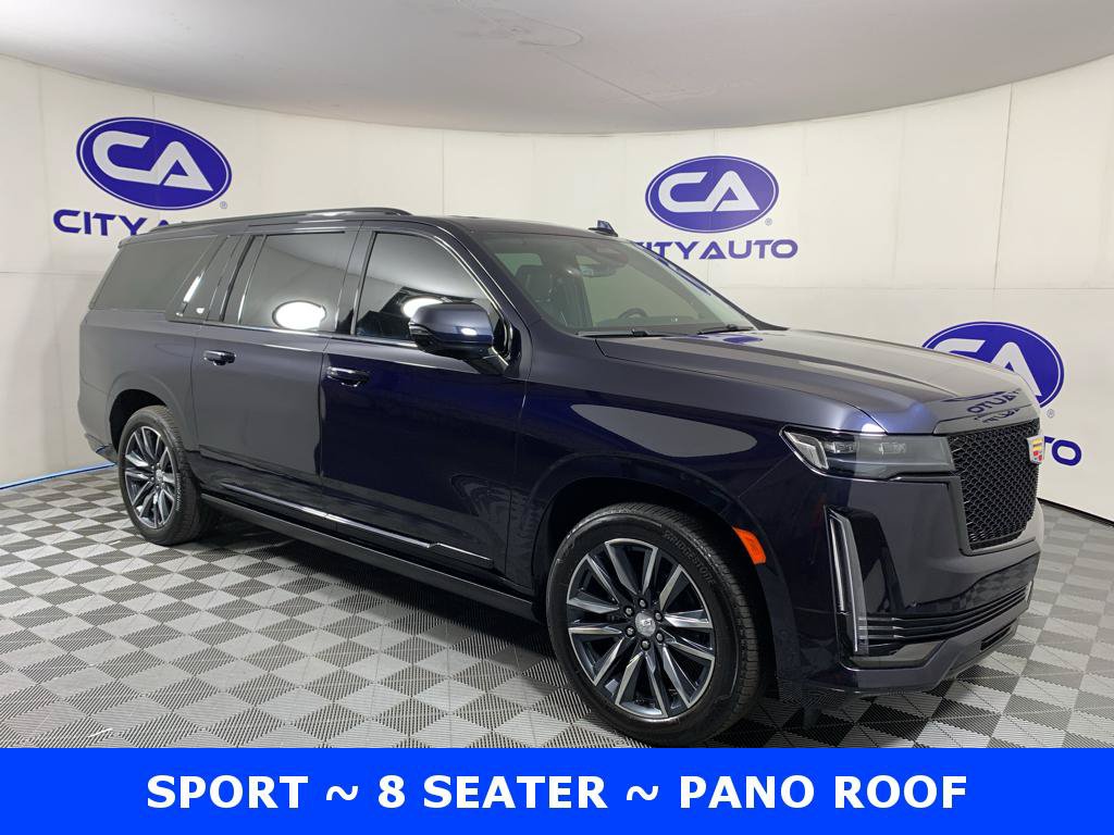 Used 2023 Cadillac Escalade ESV Sport w/ LPO, ONYX Package AWD/4WD video 1