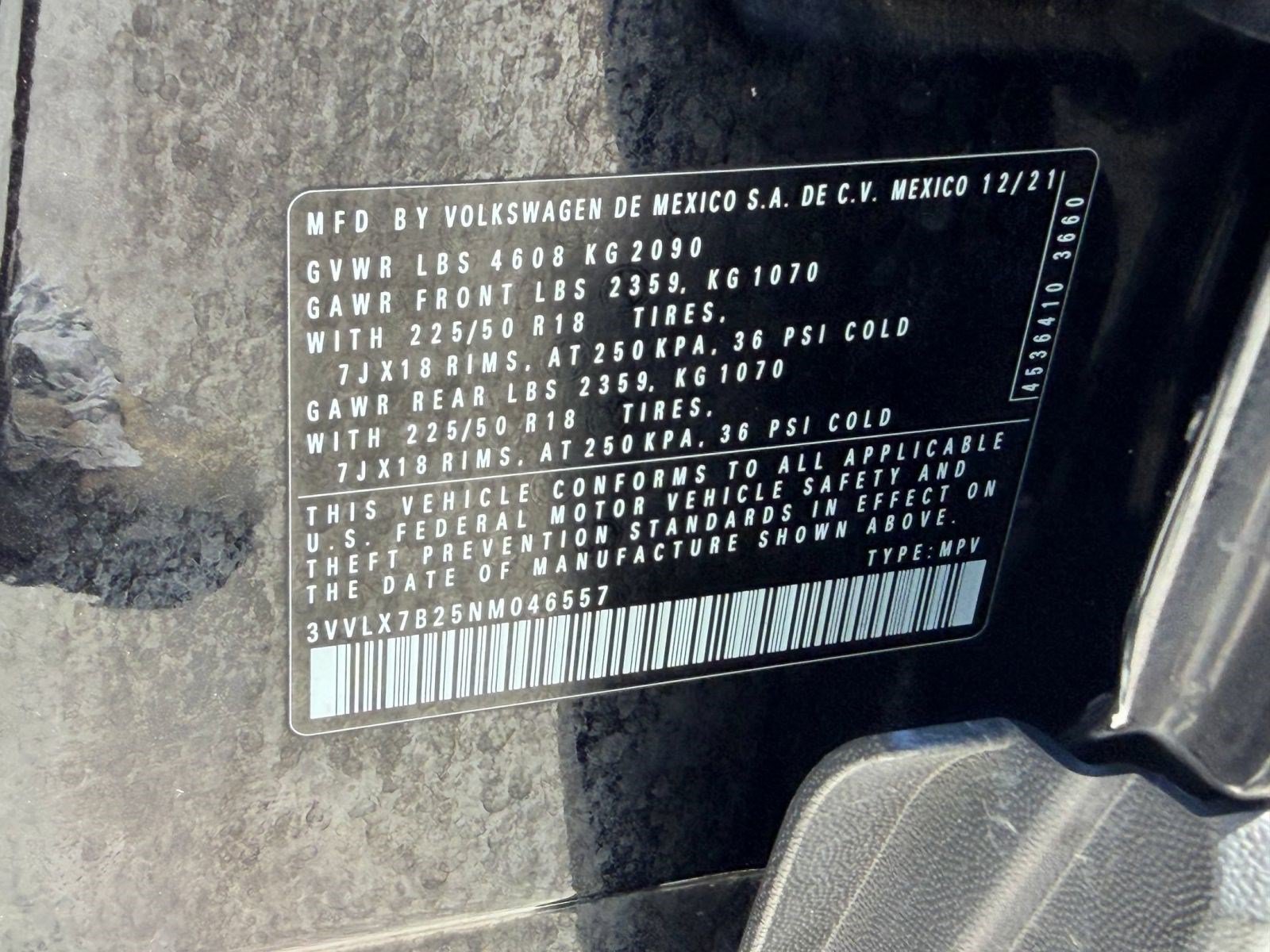 Certified 2022 Volkswagen Taos SE FWD image 25