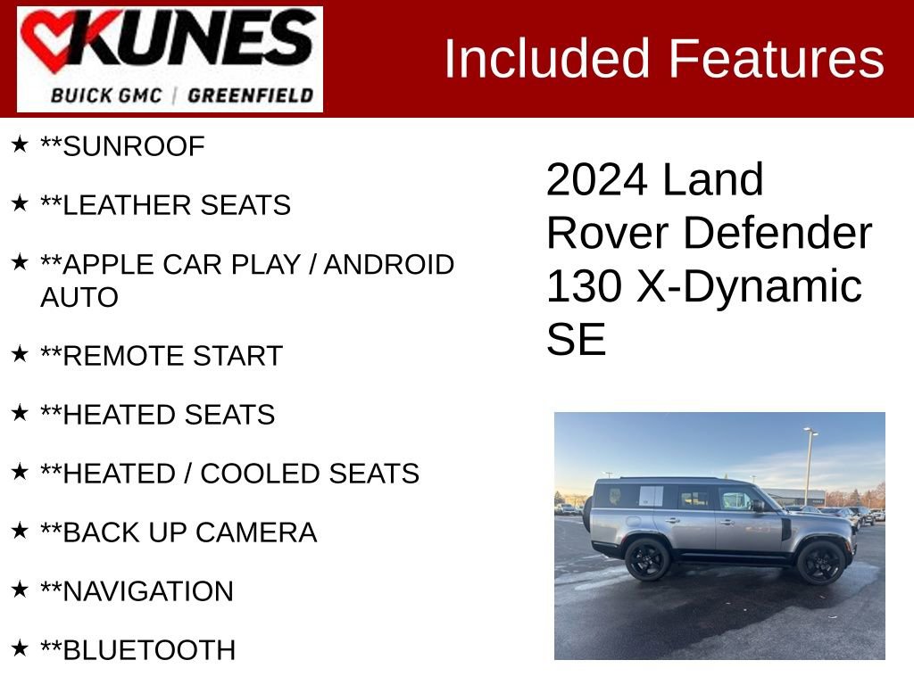 Used 2024 Land Rover Defender 130 X-Dynamic SE image 2