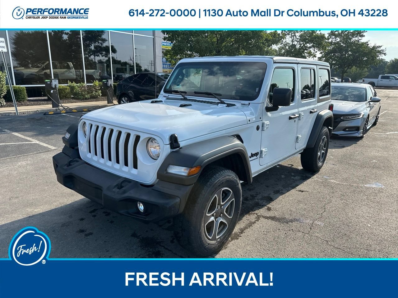 Used 2023 Jeep Wrangler Unlimited Sport w/ Uconnect 4C Nav & Sound Group AWD/4WD image 8