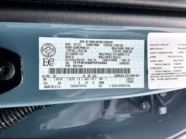 Used 2023 Ford F150 XLT w/ Equipment Group 302A High AWD/4WD image 34