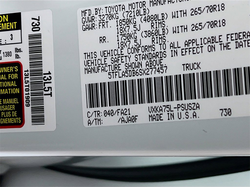 Used 2025 Toyota Tundra SR5 w/ SR5 Convenience Package image 29