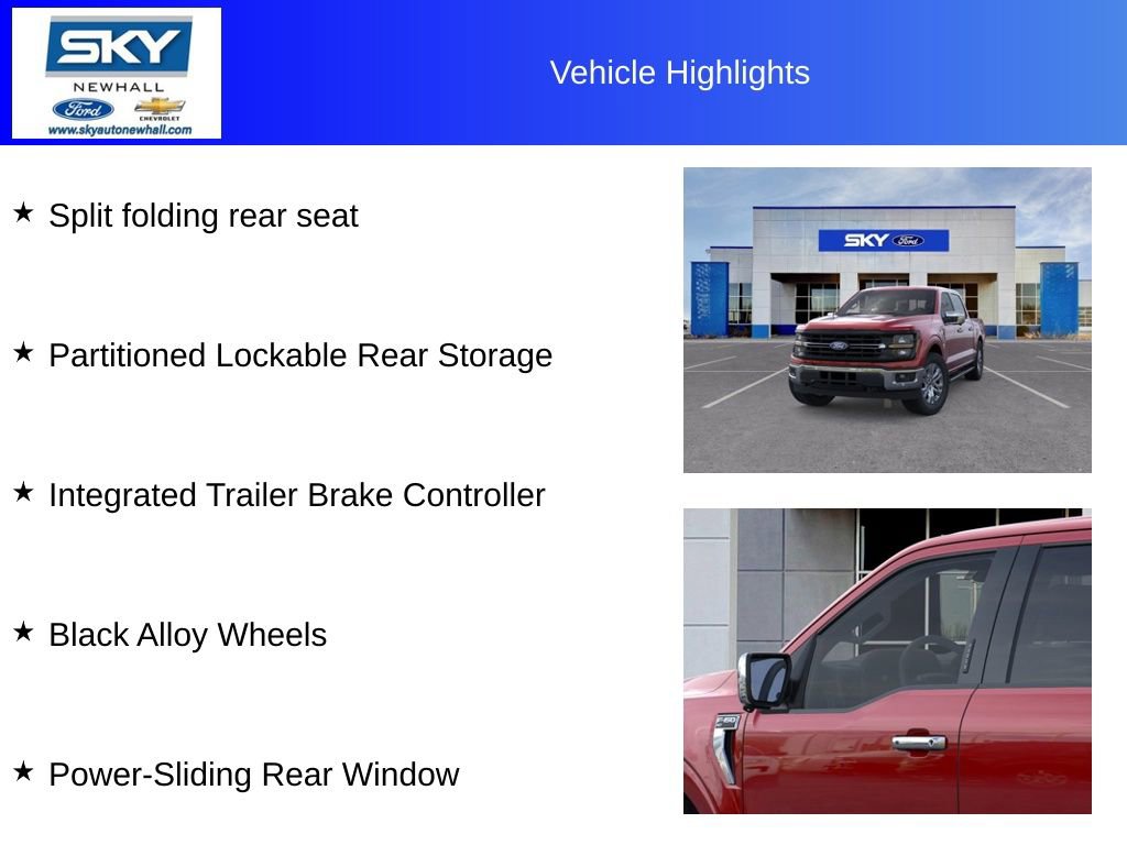 New 2024 Ford F150 XLT w/ Equipment Group 302A MID image 30