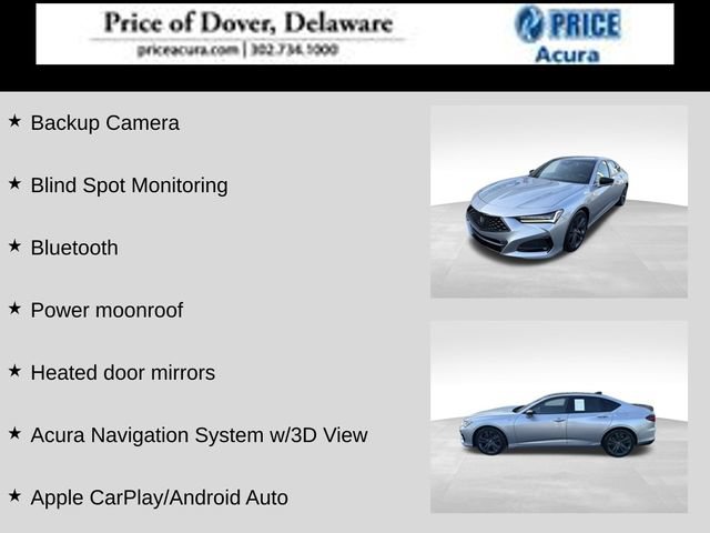 Certified 2023 Acura TLX SH-AWD w/ A-SPEC Pkg image 2