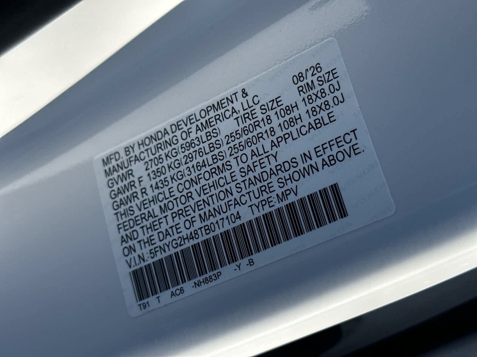 New 2026 Honda Pilot EX-L image 23