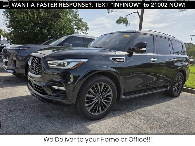 Used 2021 INFINITI QX80 Premium Select w/ Cargo Package RWD image 1