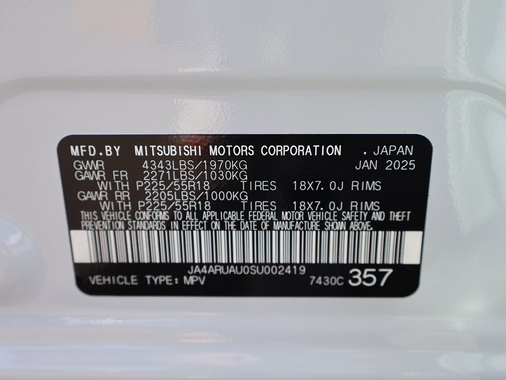 New 2025 Mitsubishi Outlander Sport ES image 54