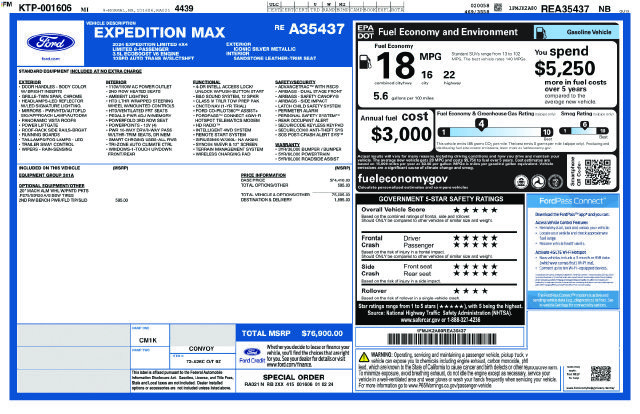 Certified 2024 Ford Expedition Max Limited AWD/4WD image 36