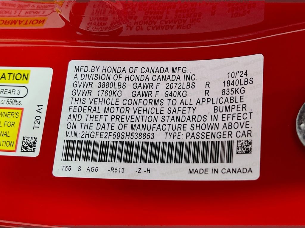 Used 2025 Honda Civic Sport image 18