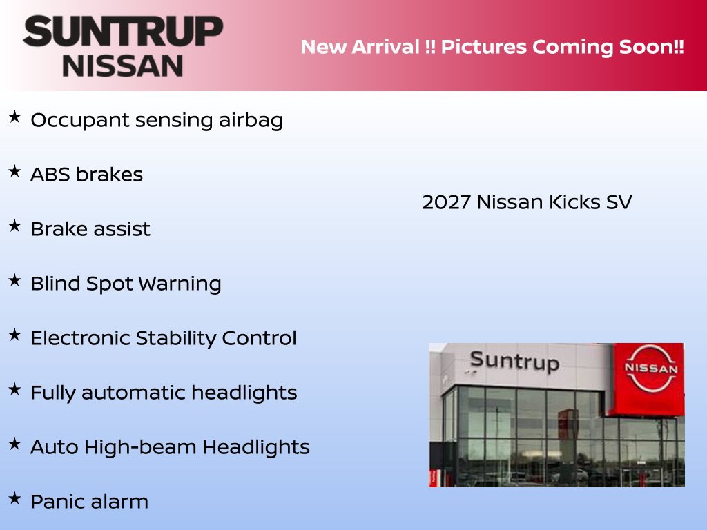 Used 2027 Nissan Kicks SV w/ SV Premium Package FWD image 5