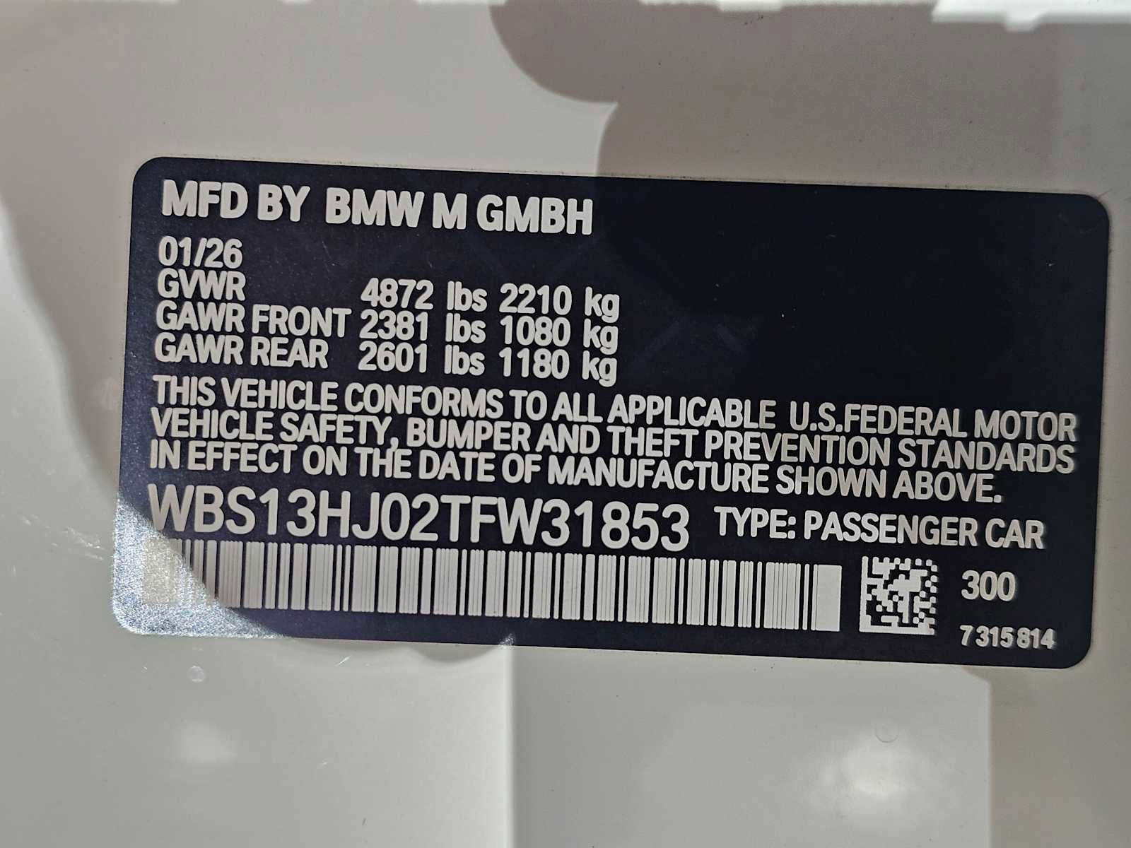 New 2026 BMW M3 w/ Executive Package RWD image 40