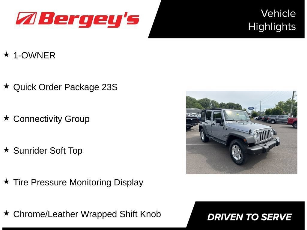 Used 2015 Jeep Wrangler Unlimited Sport w/ Quick Order Package 23S AWD/4WD image 6