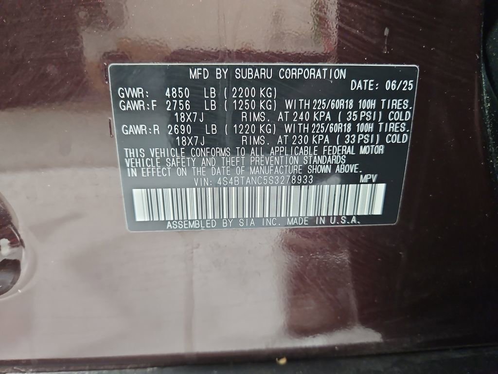 Certified 2025 Subaru Outback Limited AWD/4WD image 30