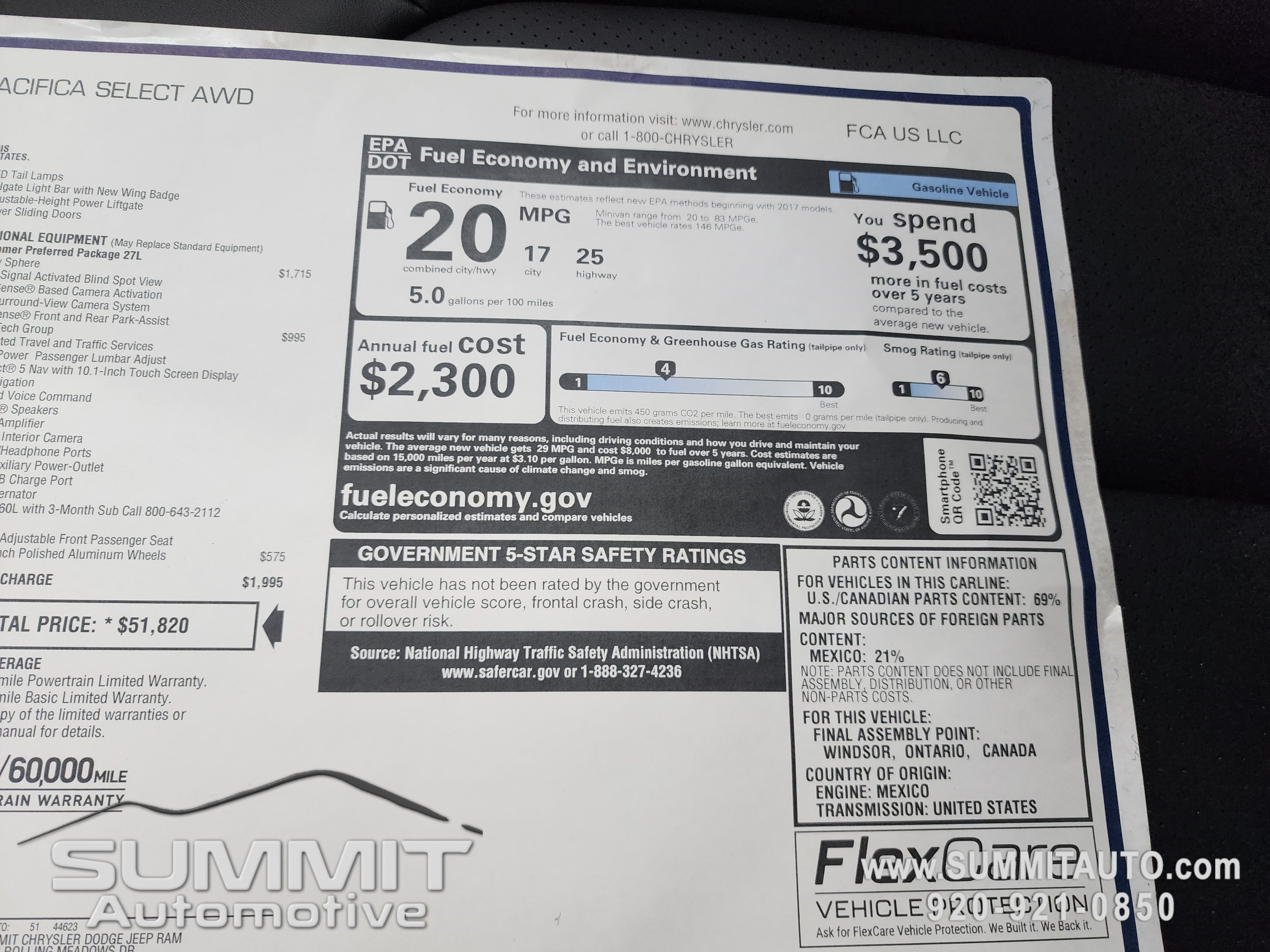 New 2027 Chrysler Pacifica Select w/ Family Tech Group AWD/4WD image 62