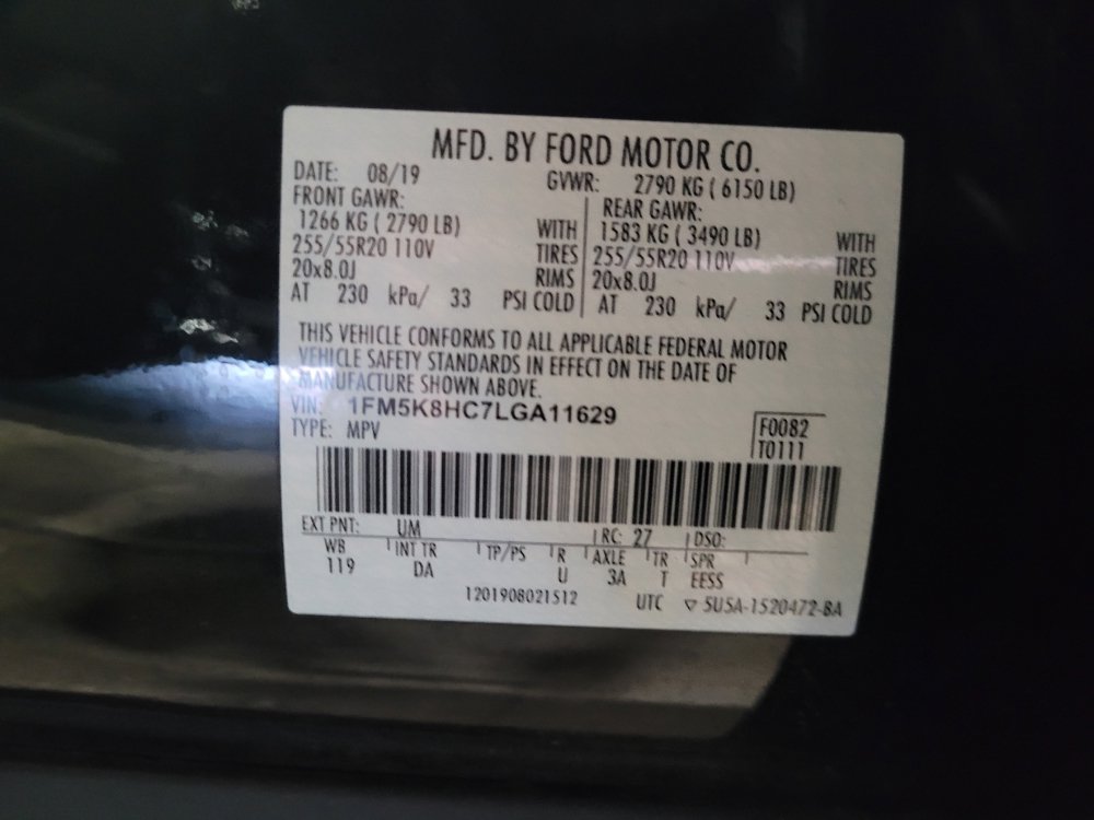 Used 2020 Ford Explorer Platinum w/ Premium Technology Package AWD/4WD image 33