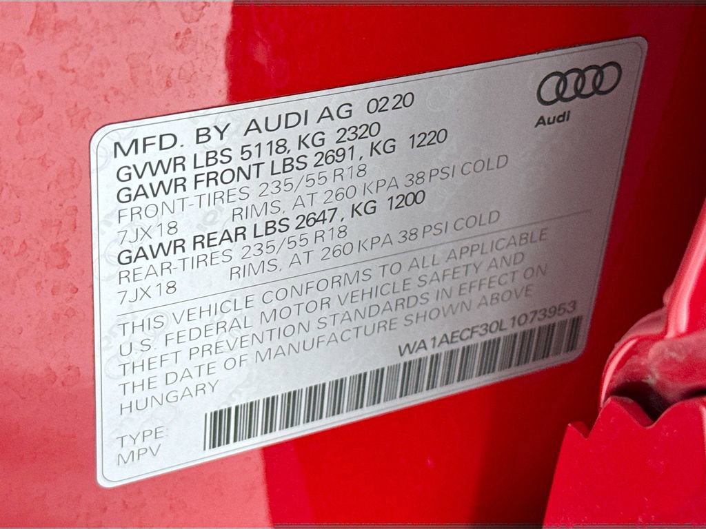 Used 2020 Audi Q3 2.0T Premium w/ Convenience Package AWD/4WD image 35
