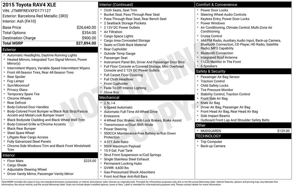 Used 2015 Toyota RAV4 XLE image 11