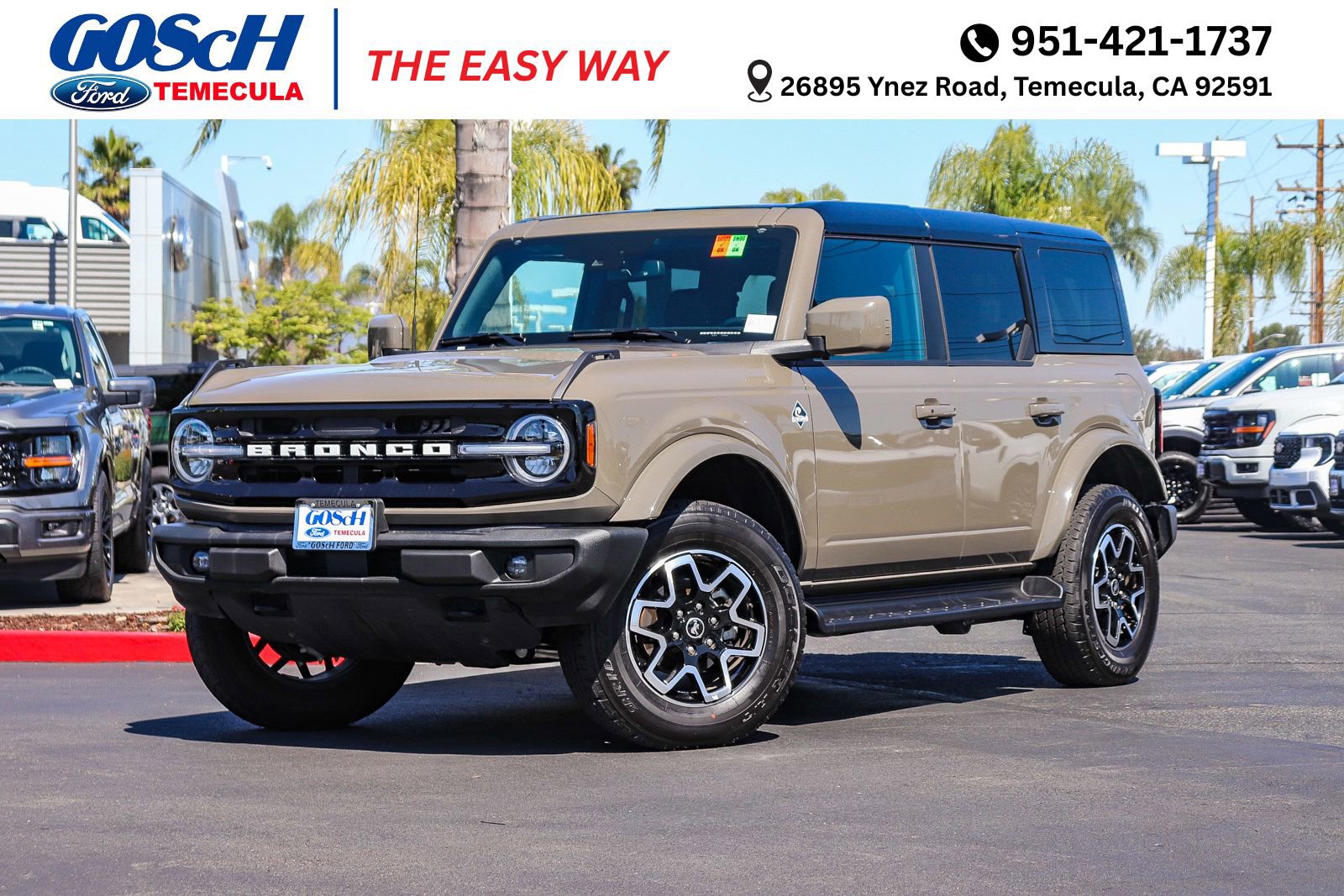 Certified 2025 Ford Bronco Outer Banks AWD/4WD image 1