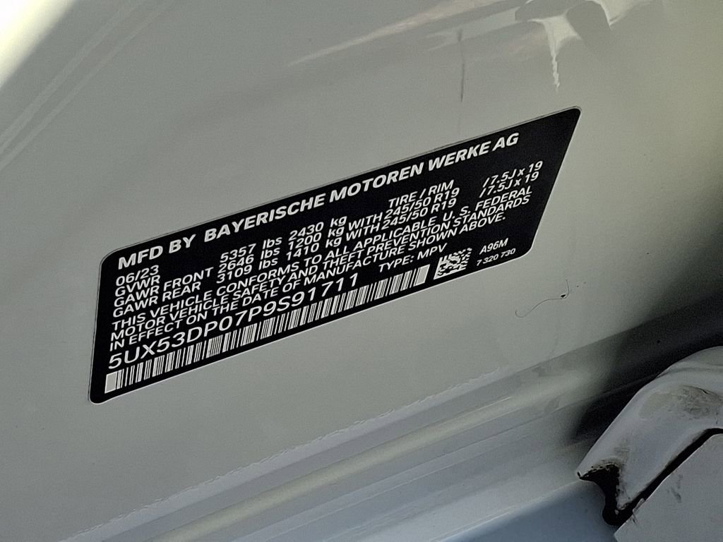 Certified 2023 BMW X3 xDrive30i w/ M Sport Package image 28