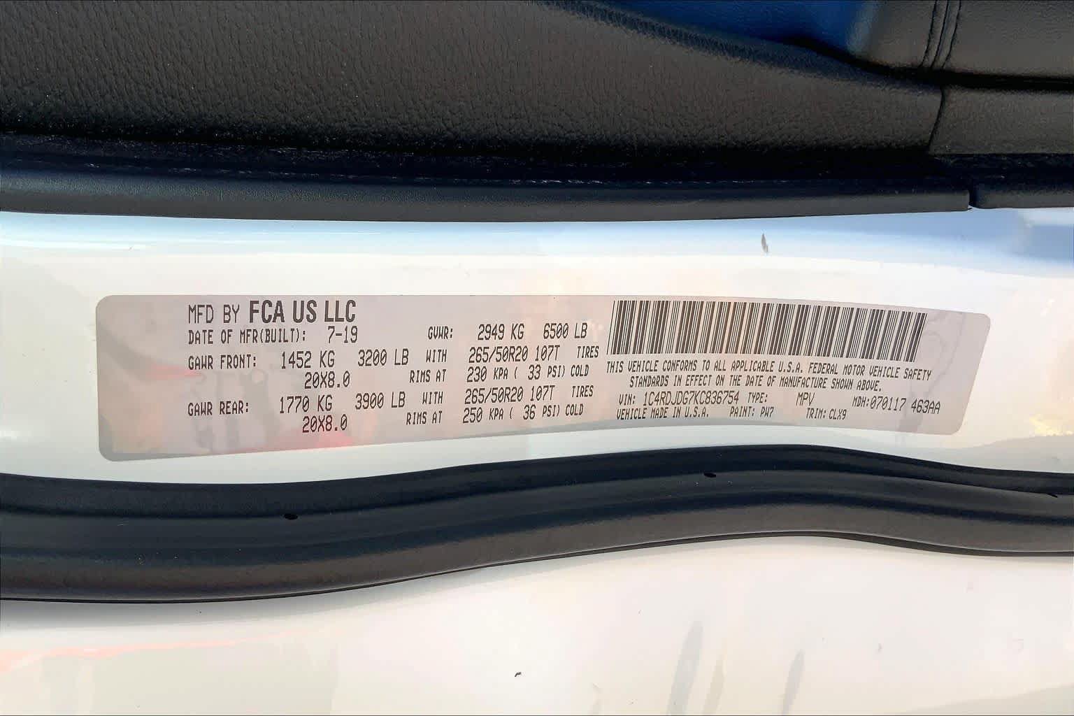 Used 2019 Dodge Durango GT w/ Trailer Tow Group IV AWD/4WD image 37