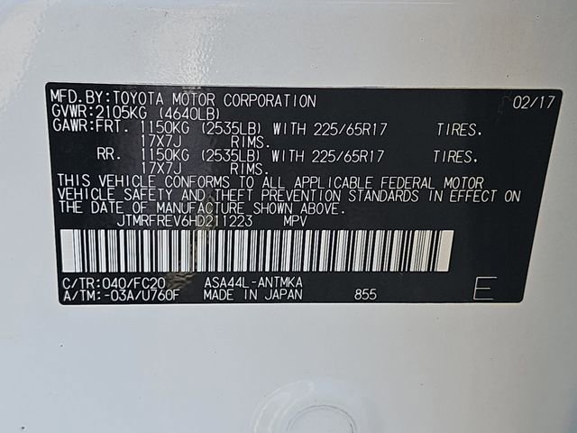 Used 2017 Toyota RAV4 XLE w/ Plus Special Value Package image 36