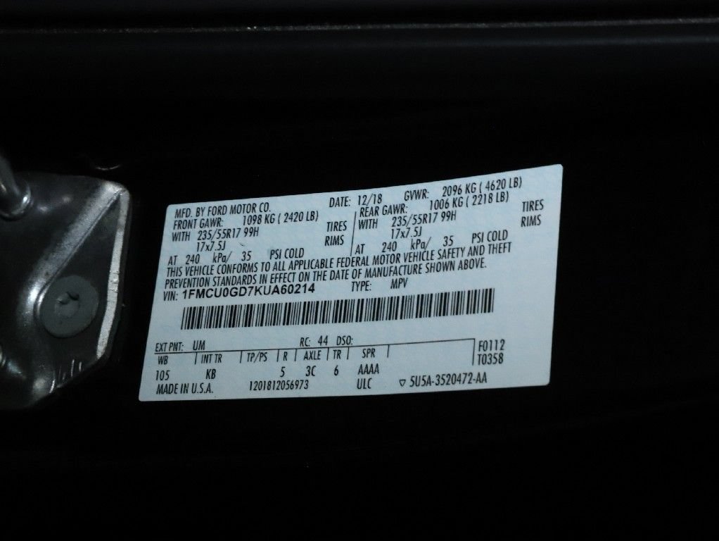 Used 2019 Ford Escape SE FWD image 20