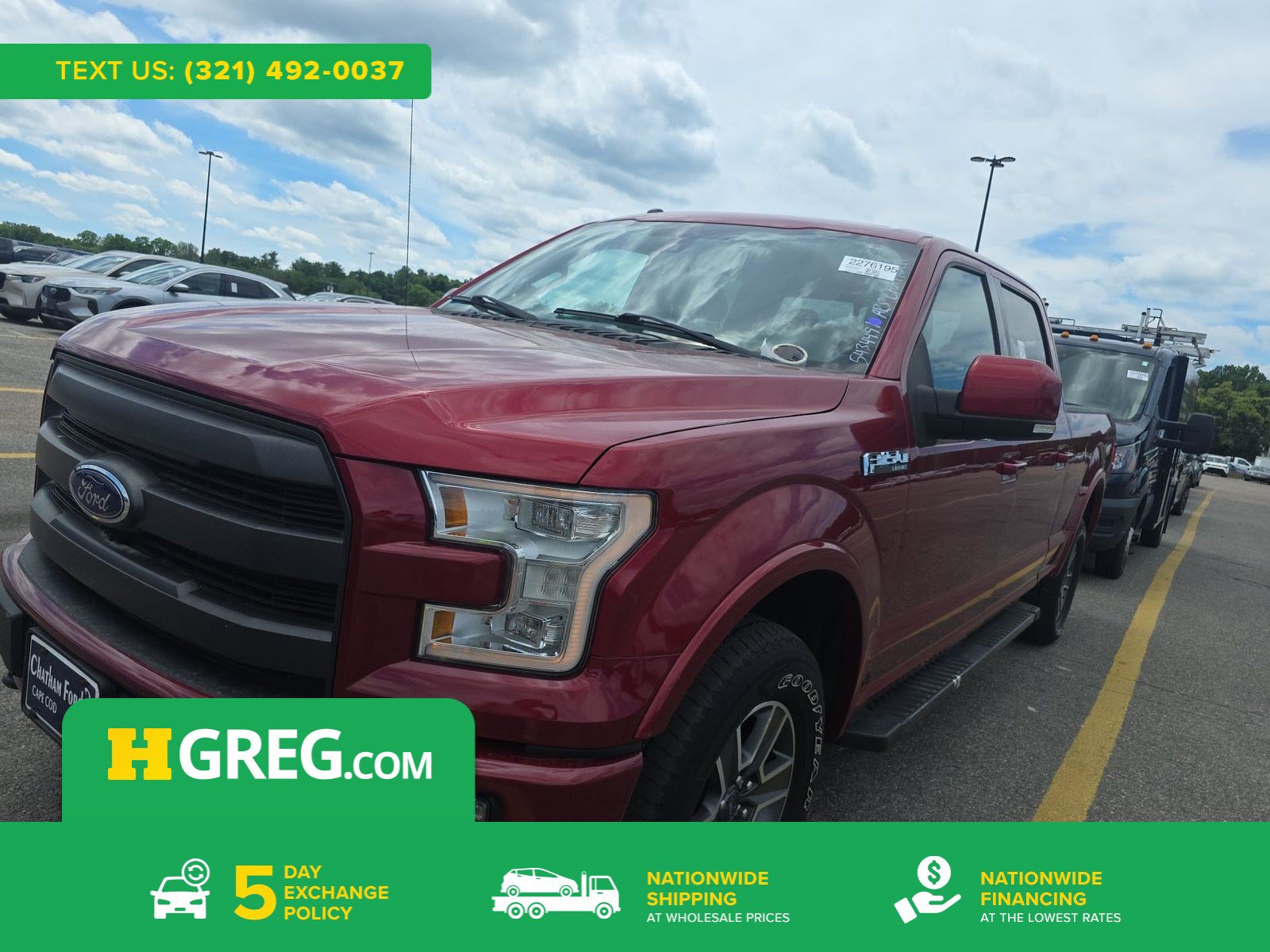 Used 2016 Ford F150 Lariat w/ Equipment Group 502A Luxury AWD/4WD image 1