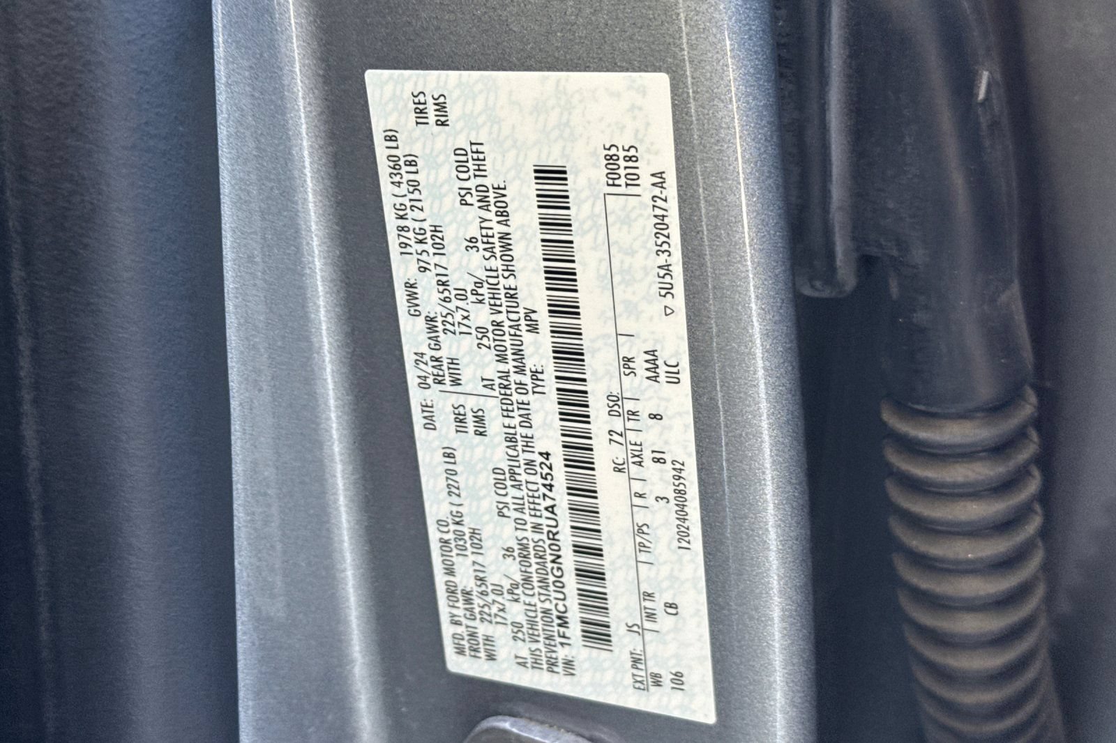 Used 2024 Ford Escape Active FWD image 28