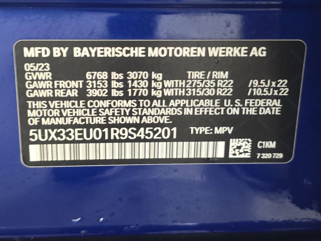 Certified 2024 BMW X5 M60i w/ Executive Package AWD/4WD image 31