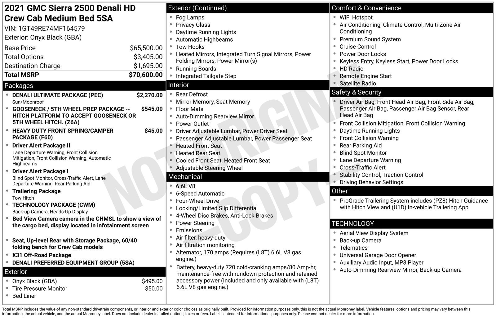 Used 2021 GMC Sierra 2500 Denali w/ Denali Ultimate Package image 4