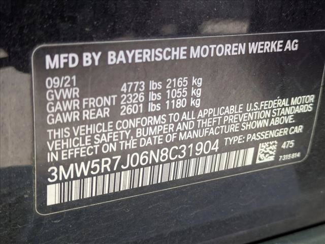 Used 2022 BMW 330i xDrive Sedan w/ M Sport Package AWD/4WD image 16