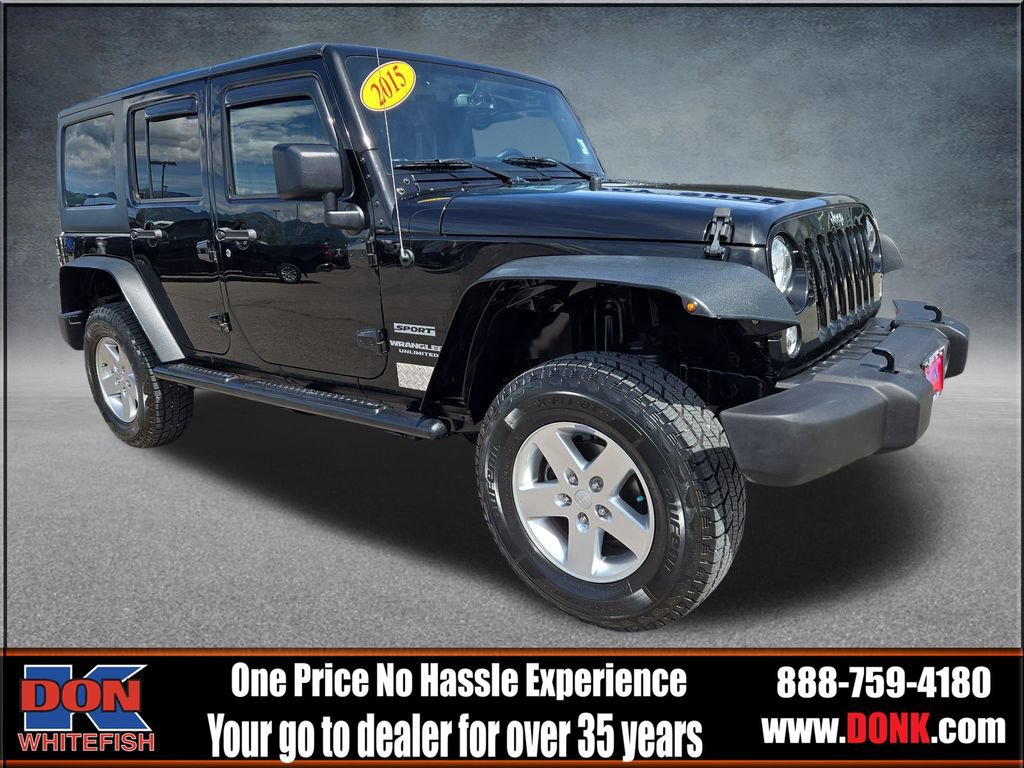 Used 2015 Jeep Wrangler Unlimited Sport w/ Power Convenience Group AWD/4WD 360° Tour