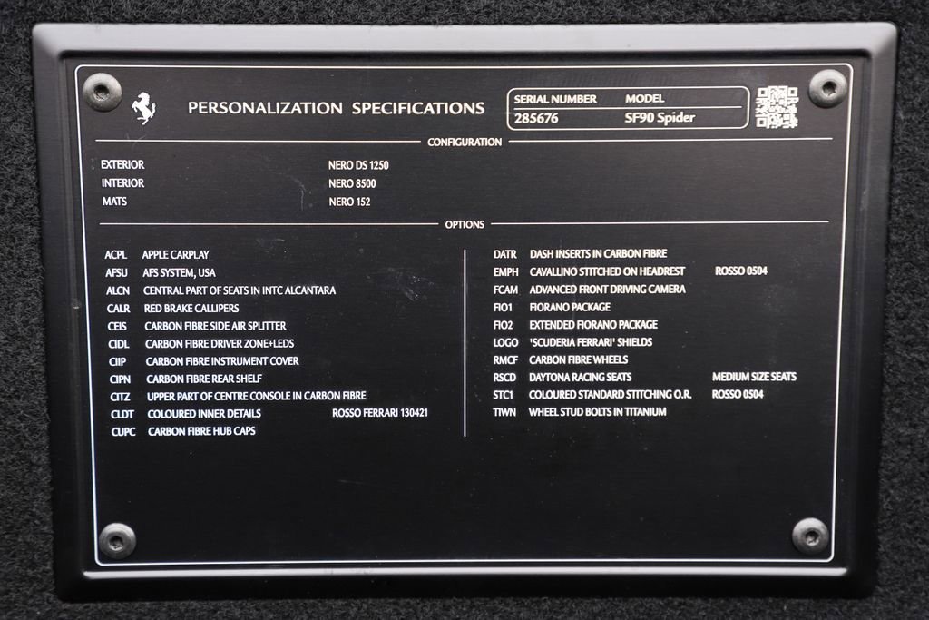 Certified 2022 Ferrari SF90 Spider image 6