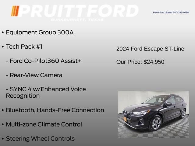 Used 2024 Ford Escape ST-Line w/ Tech Pack #1 image 7