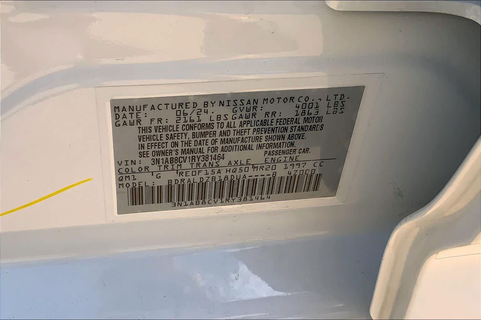 Used 2024 Nissan Sentra SV FWD image 33
