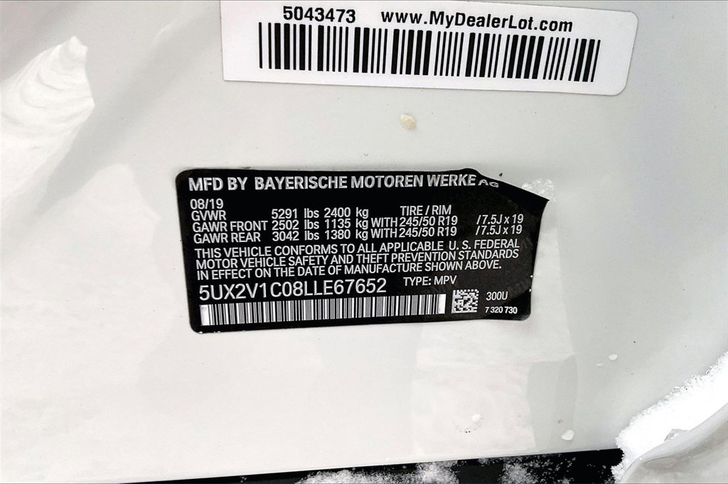 Used 2020 BMW X4 xDrive30i w/ Convenience Package image 19