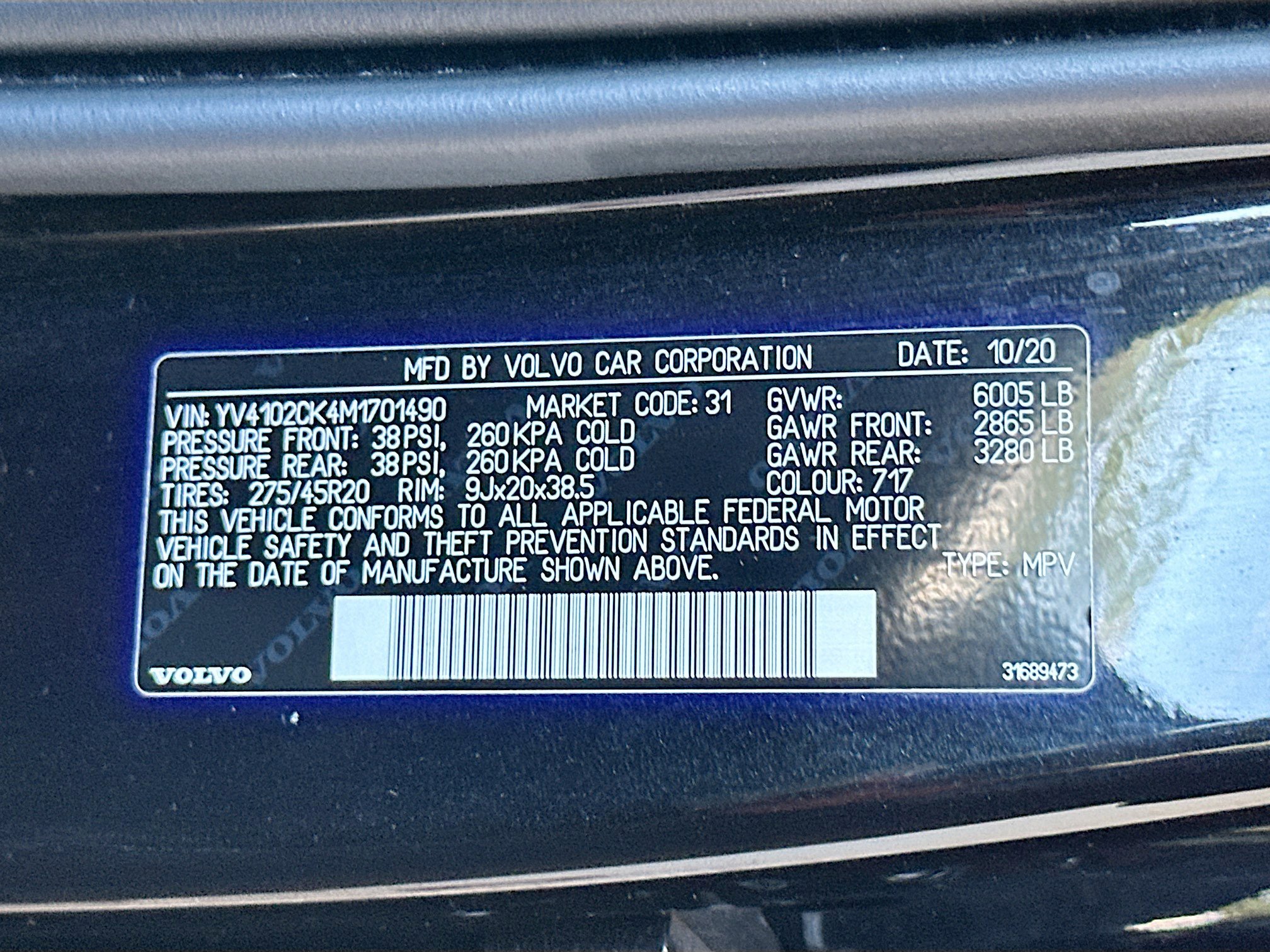 Used 2021 Volvo XC90 T5 Momentum image 34