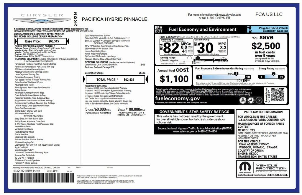 Used 2023 Chrysler Pacifica Pinnacle image 4