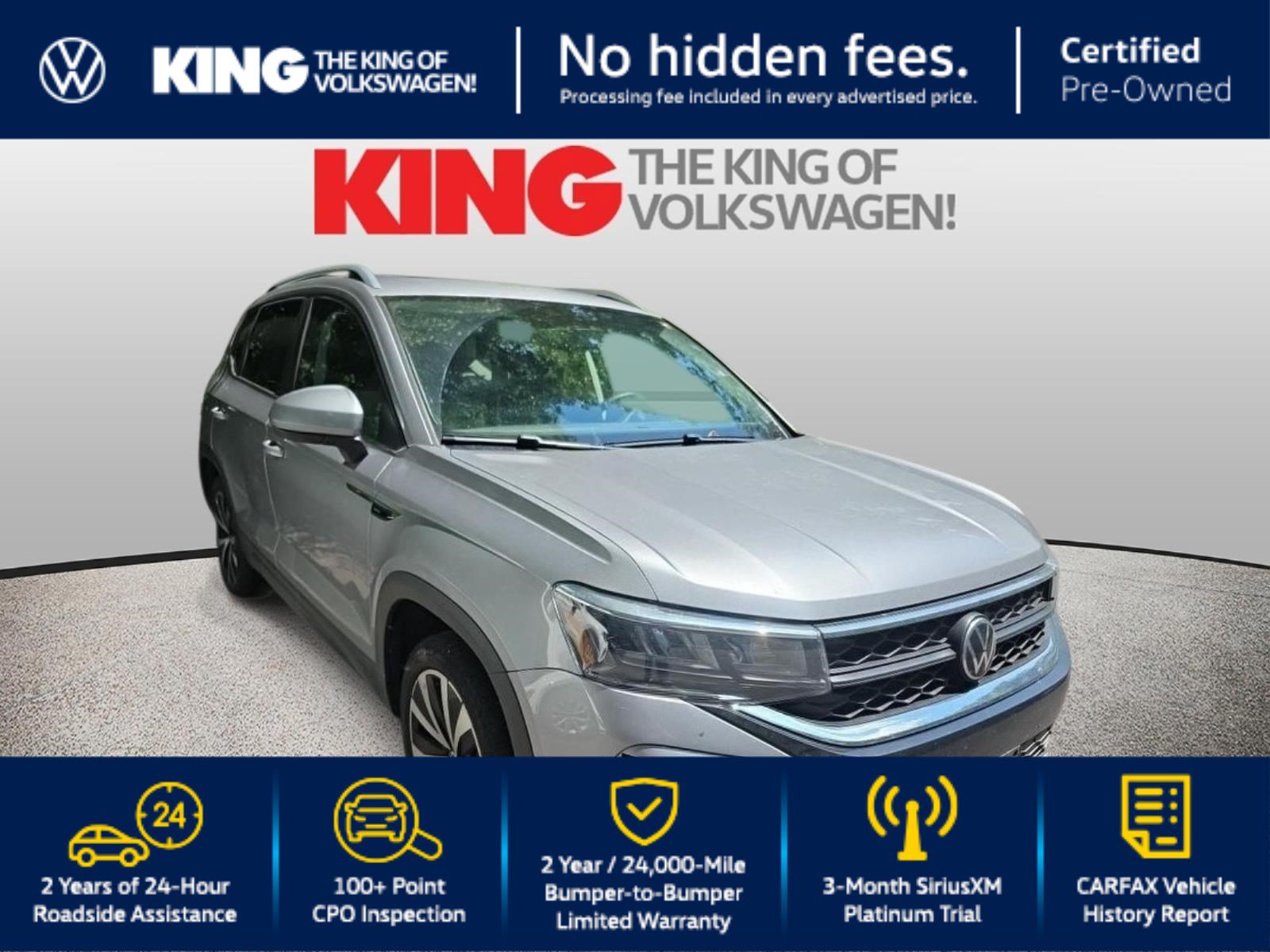 Certified 2022 Volkswagen Taos SE w/ Panoramic Sunroof Package FWD image 1